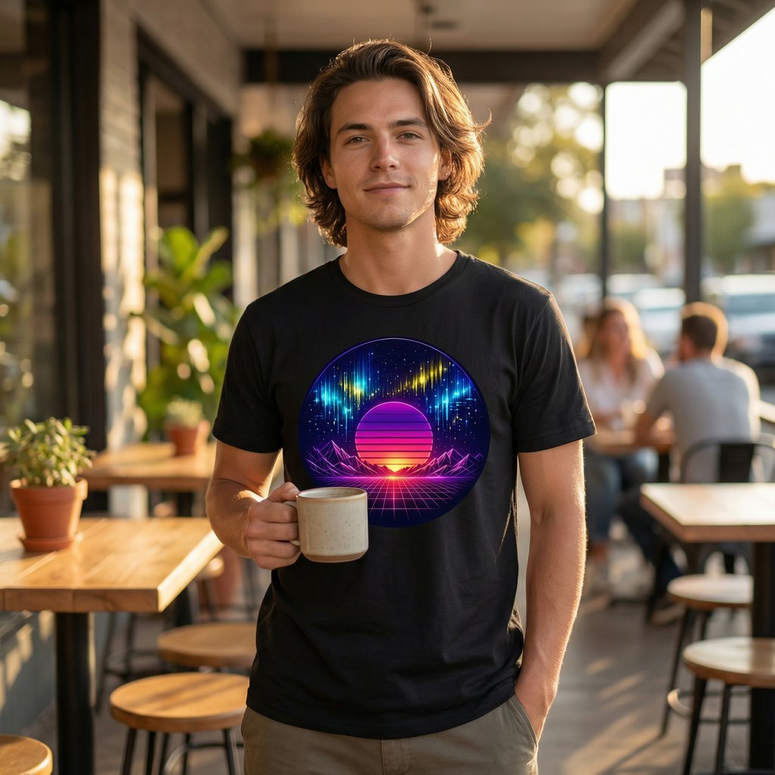 Aurora Borealis Aesthetics Lifestyle mockup