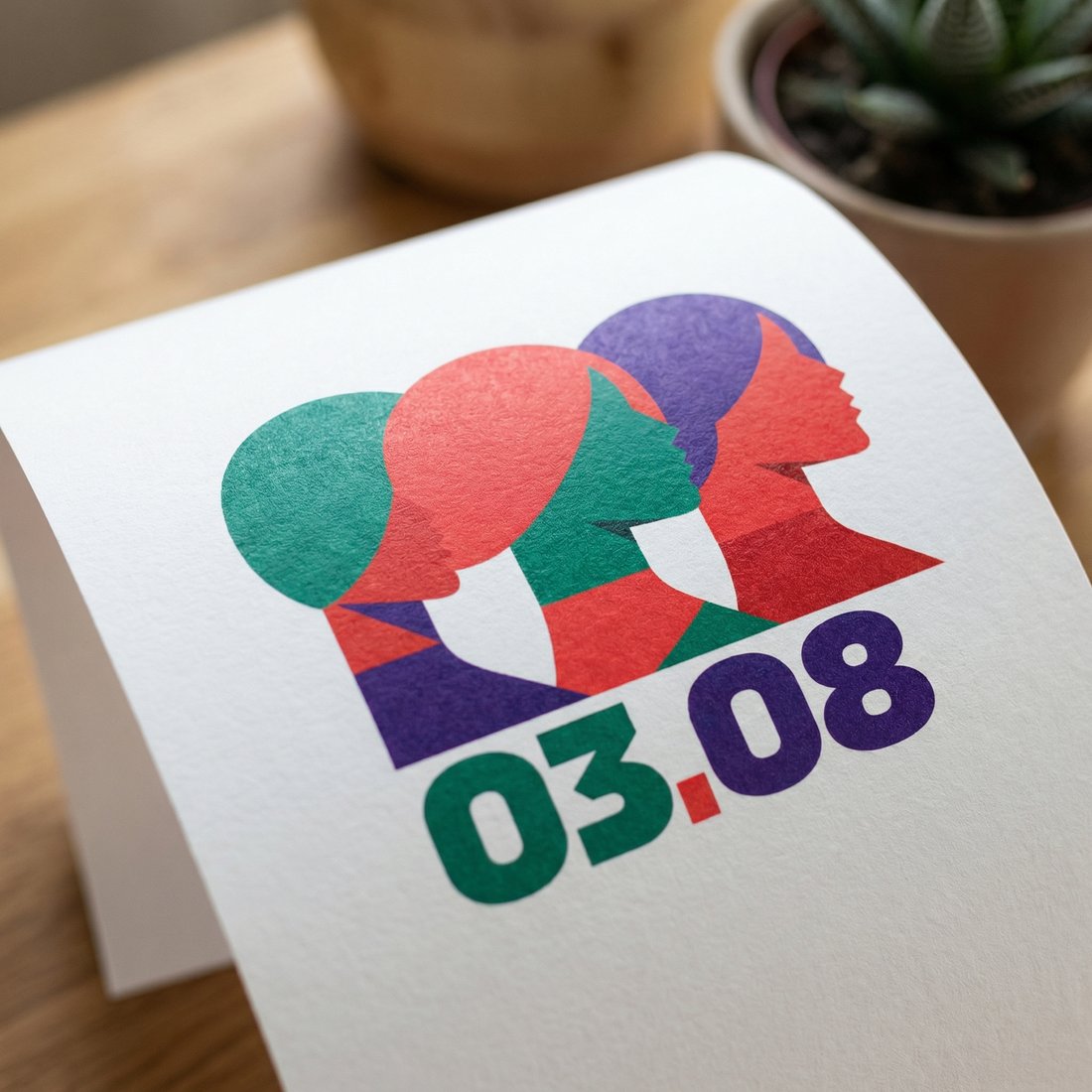 International Women's Day Detail mockup
