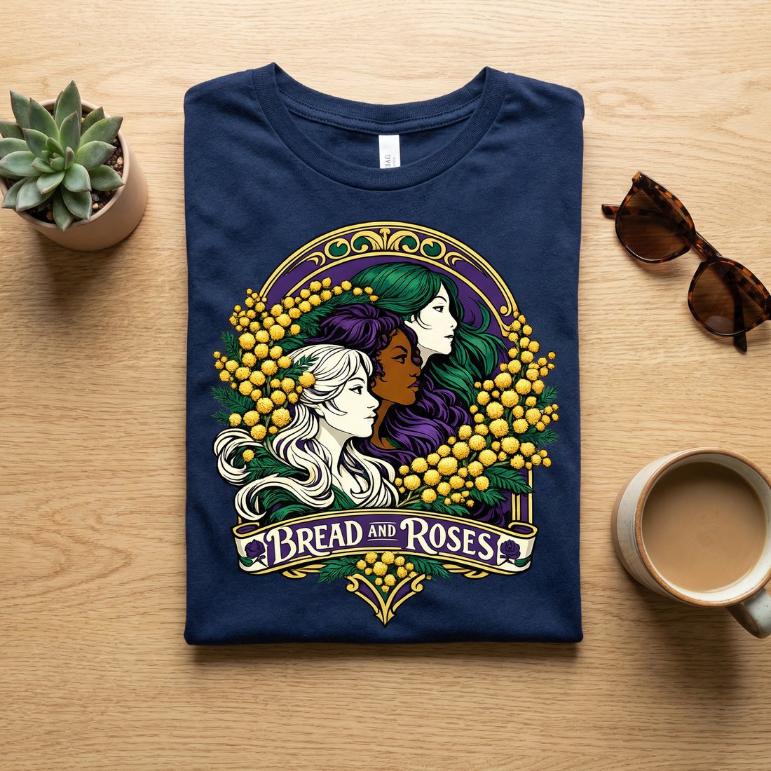 International Women's Day Flat lay mockup
