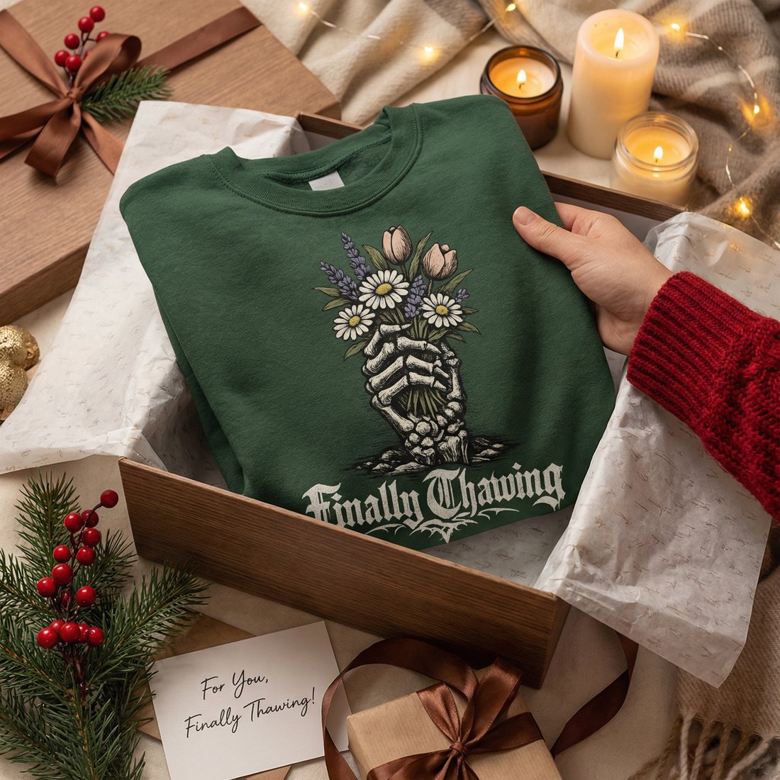 Spring Vibes Gift scene mockup
