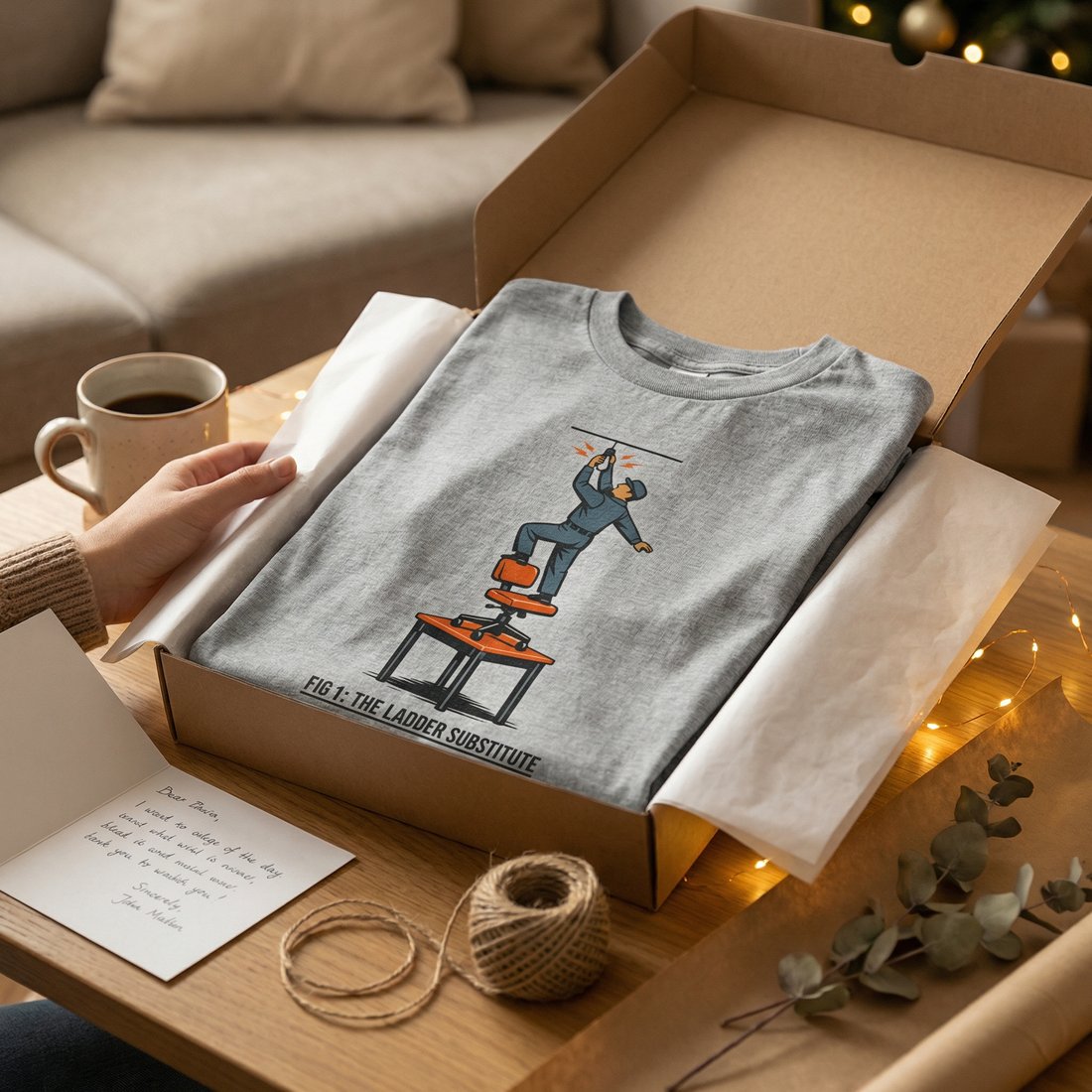 Why Women Live Longer Gift scene mockup